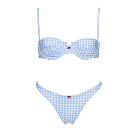 Radiant Striped Push Up Bikini