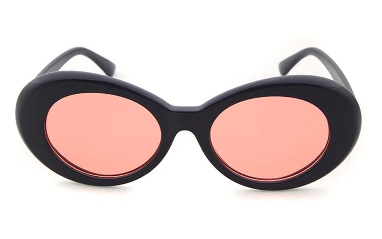 Daring Leopard Oval Sunglasses