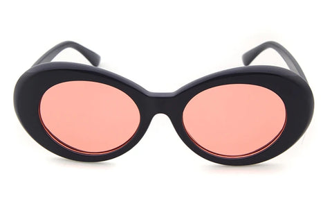 Daring Leopard Oval Sunglasses