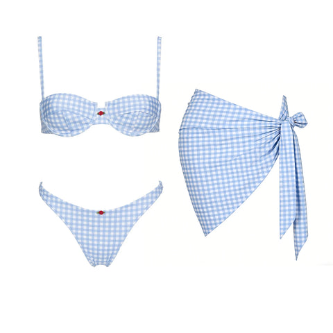 Radiant Striped Push Up Bikini