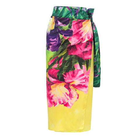 Vivacious Printed Halter One-Piece