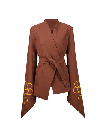Audacious Embroidered Oversized Blazer