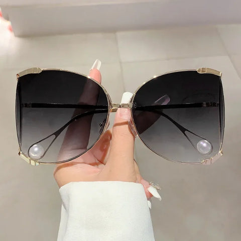 Divine Oversized Pearl Sunglasses