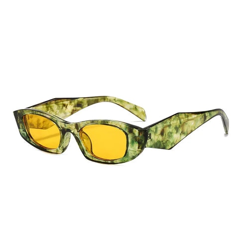 Audacious Green Cat Eye Sunglasses