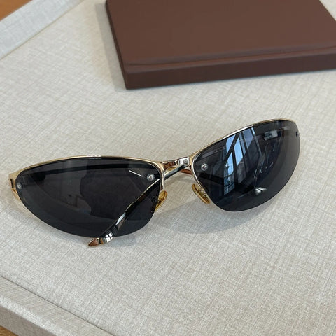 Daring Metal Cat Eye Sunglasses