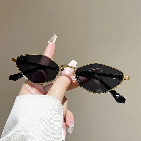 Daring Gold Cat Eye Sunglasses