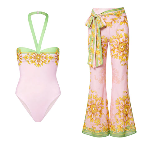 Radiant Printed Monokini Swimsuit
