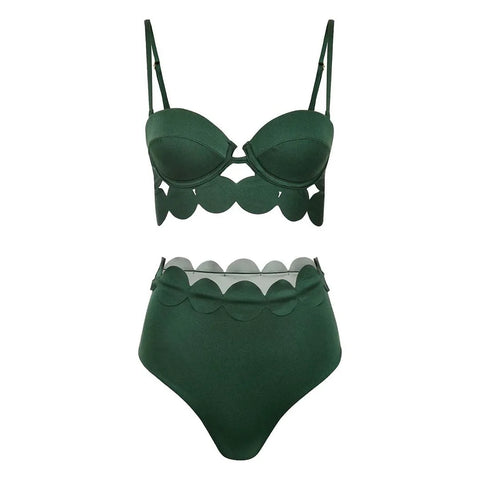 Confident Laser Cut Bikini Set