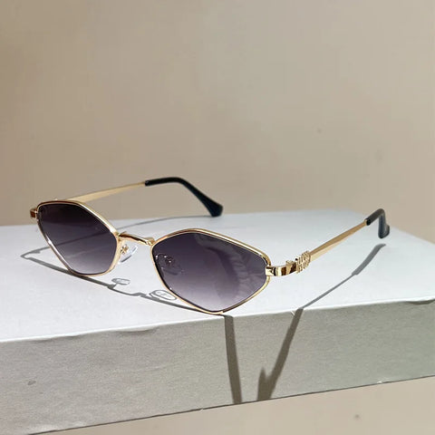 Daring Gold Cat Eye Sunglasses