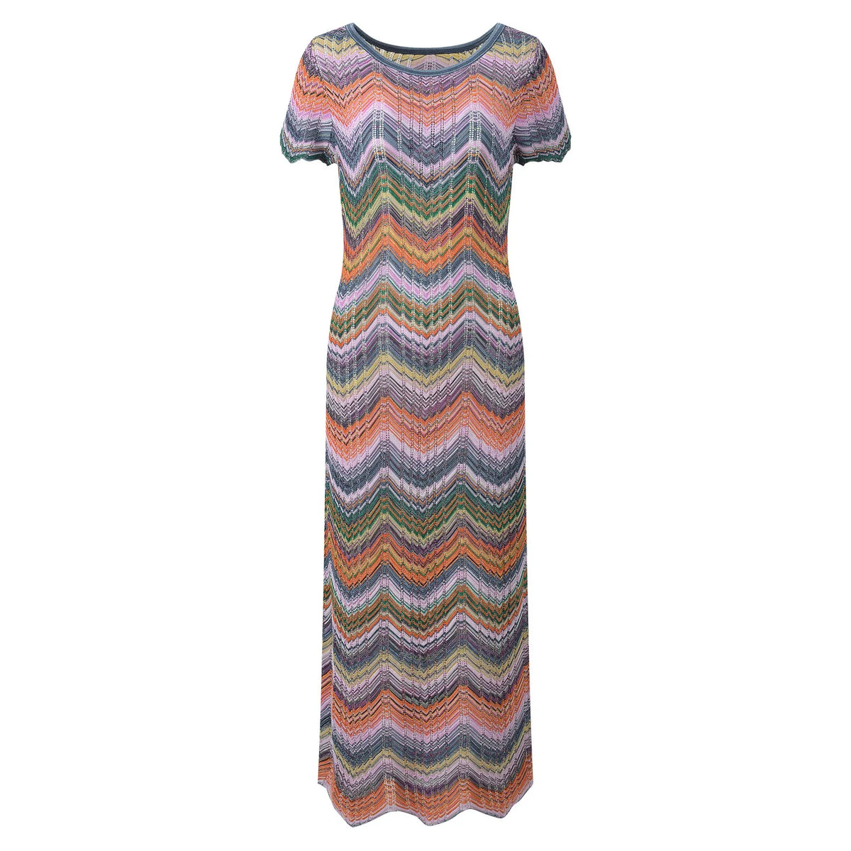 Wanderlust Striped Knit Maxi Dress