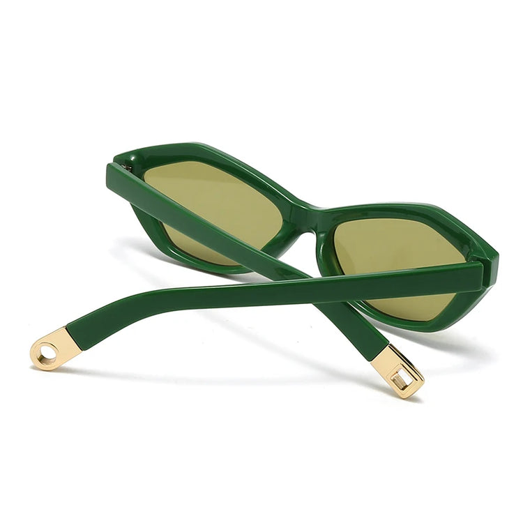 Daring Cat-Eye Geometric Sunglasses