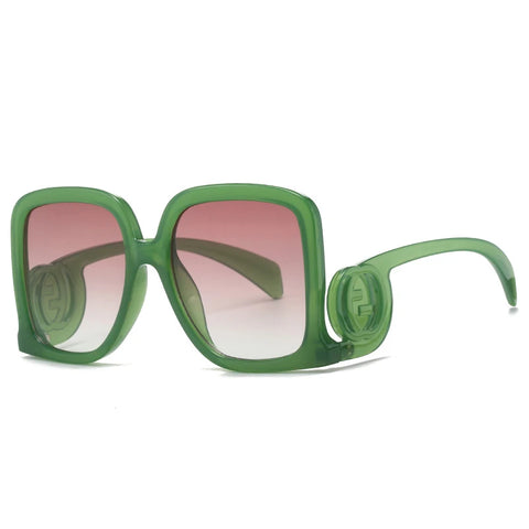 Vibrant Oversized Square Sunglasses