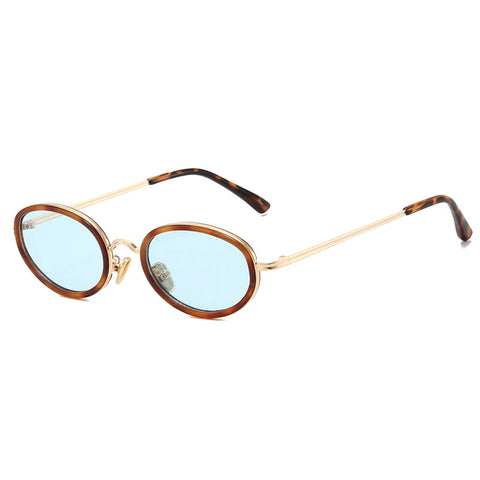 Confident Oval Resin Sunglasses