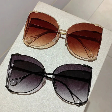 Divine Oversized Pearl Sunglasses