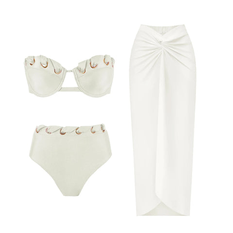 Radiant Golden High Waist Bikini Set