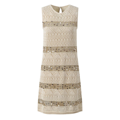 Radiant Sequin Knit Mini Dress