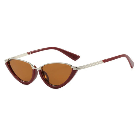 Fierce Gold Cat Eye Sunglasses