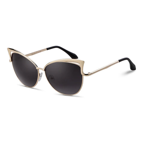 Radiant Gold Cat Eye Sunglasses