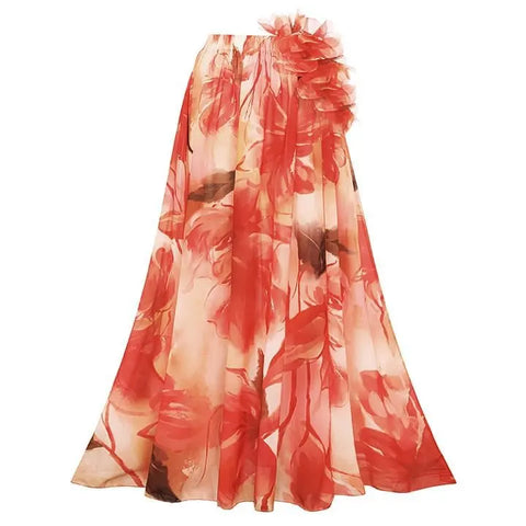 Free Spirit Floral Ruffle Bikini Set