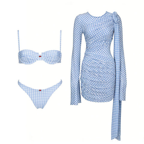 Radiant Striped Push Up Bikini