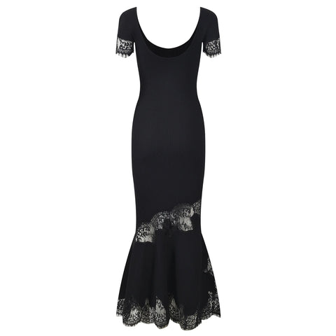 Divine Lace Patchwork Mermaid Dress