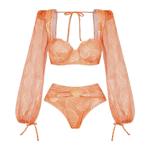 Boundless Shell Print Bikini Set