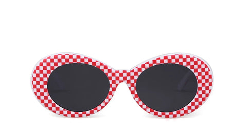 Daring Leopard Oval Sunglasses