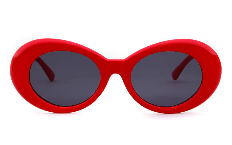 Daring Leopard Oval Sunglasses
