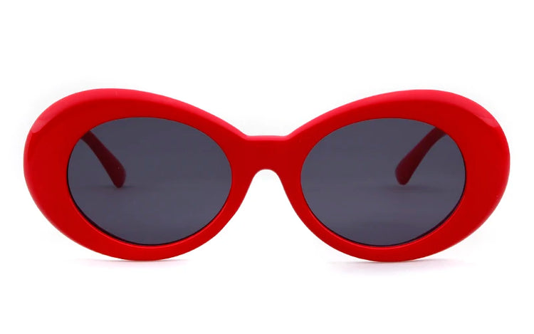 Daring Leopard Oval Sunglasses