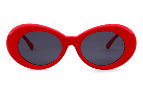 Daring Leopard Oval Sunglasses
