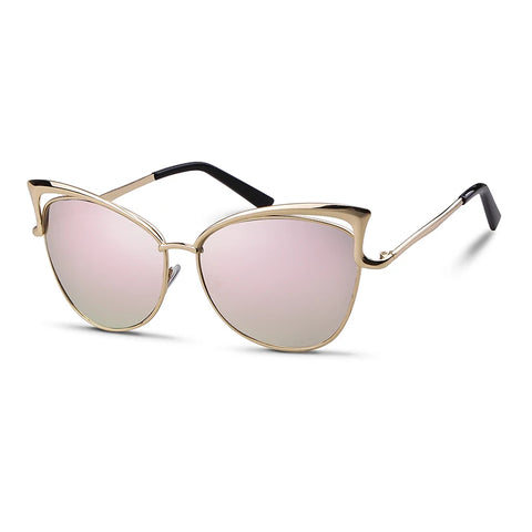 Radiant Gold Cat Eye Sunglasses