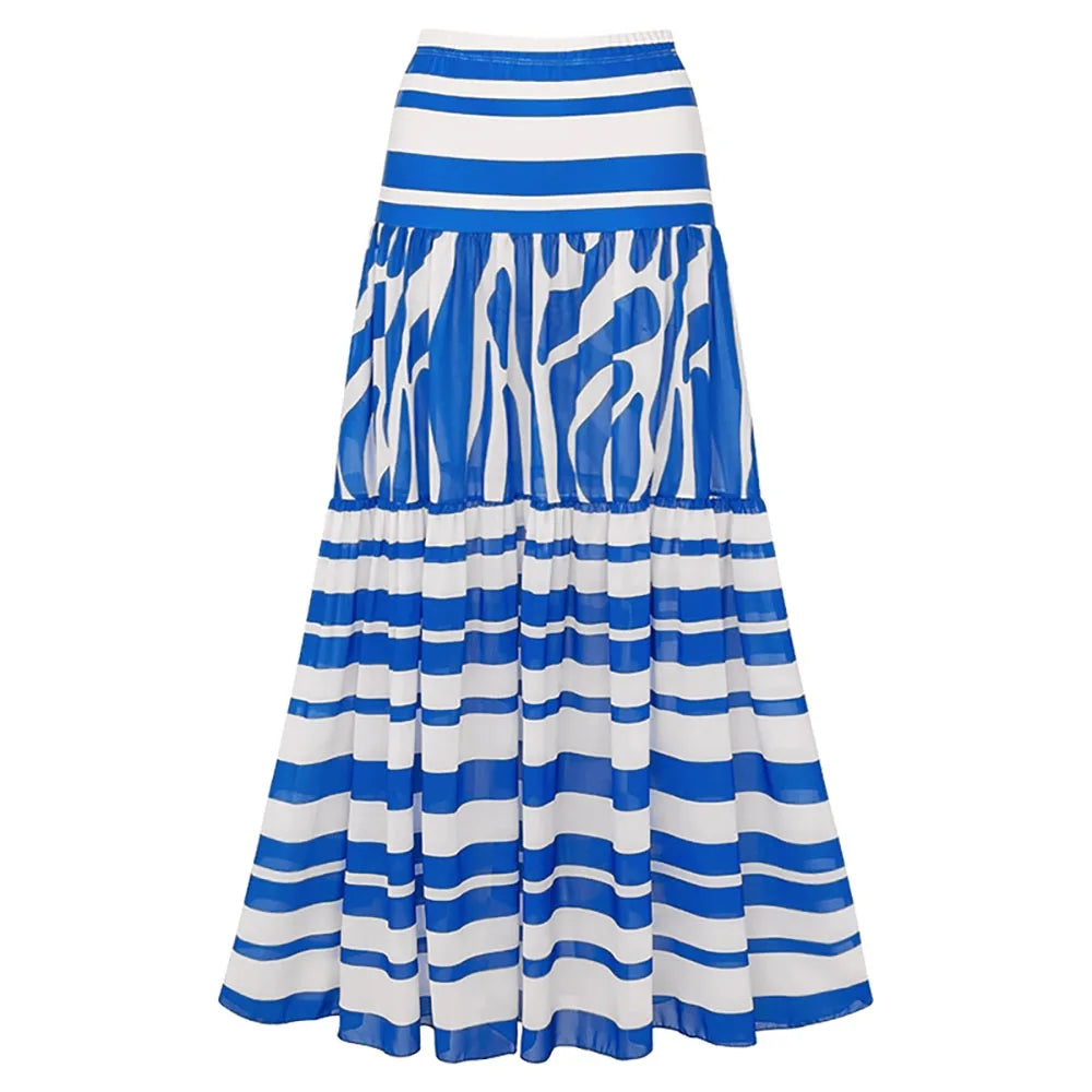 Wanderlust Striped Printed Bikini Set