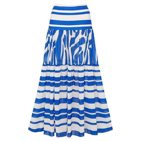 Wanderlust Striped Printed Bikini Set