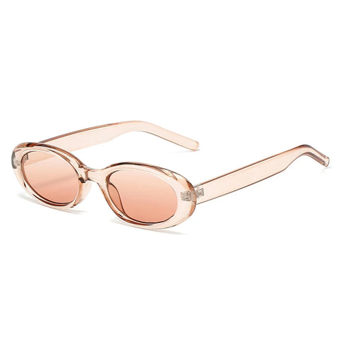 Audacious Leopard Oval Sunglasses