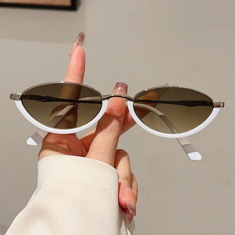 Confident Metal Cat Eye Sunglasses