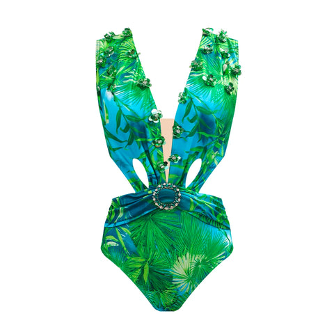 Adventurous Floral Printed Bikini Set