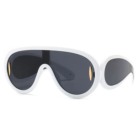 Audacious Oversized Goggle Sunglasses
