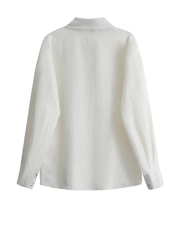 Divine Embroidered Textured Blouse