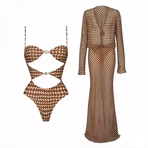 Fearless Cutout Printed Swimsuit