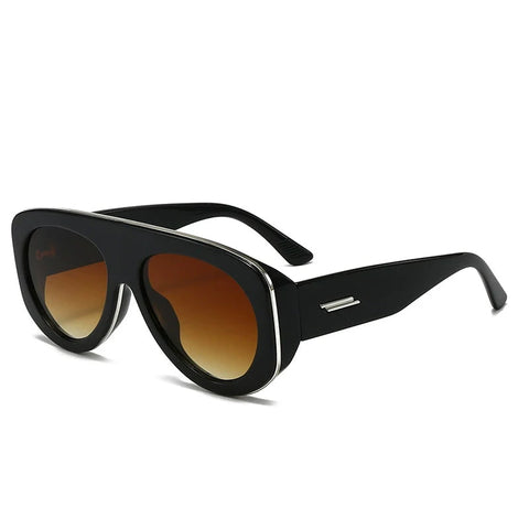 Audacious Oversized Pilot Sunglasses