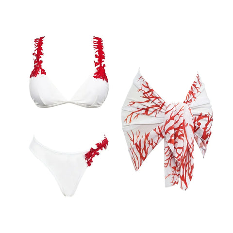 Confident Laser Cut Bikini Set