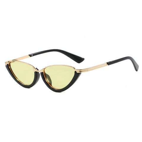 Fierce Gold Cat Eye Sunglasses