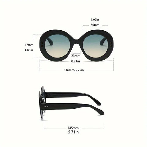 Fearless Round Gradient Sunglasses