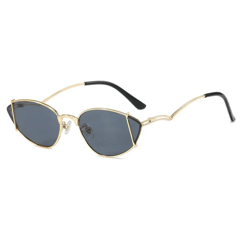 Daring Gold Cat Eye Sunglasses