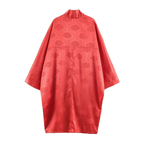 Radiant Printed Long Kimono