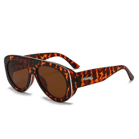 Audacious Oversized Pilot Sunglasses