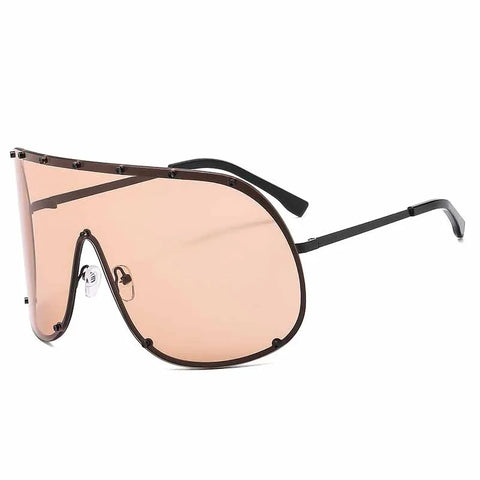 Unstoppable Oversized Rimless Sunglasses