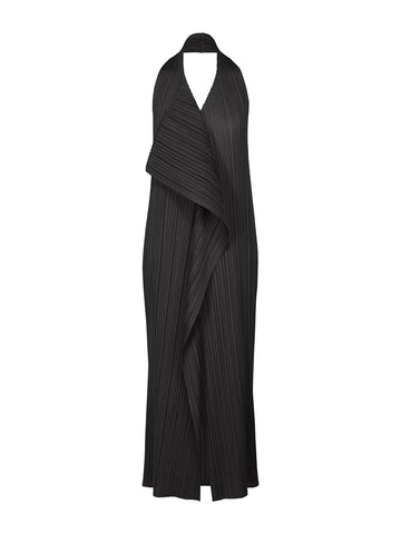 Radiant Pleated Halter Maxi Dress
