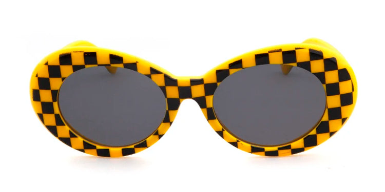 Daring Leopard Oval Sunglasses