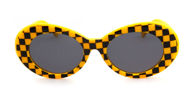 Daring Leopard Oval Sunglasses